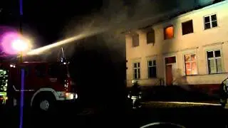 Feuer Schloss Baruth - Baruth/Mark, Hauptstrasse (TF) 19.01.2012