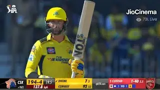 Devon Conway 92*(52) unbelievable Batting | Devon Conway Batting CSK vs PBKS Highlight TATA ipl 2023