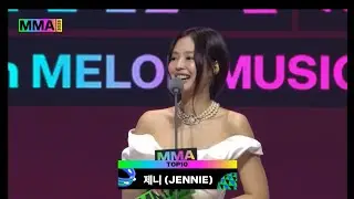 BLACKPINK JENNIE WINS MMA TOP 10 AWARD (bonsang)  #likejennie #mma2025 