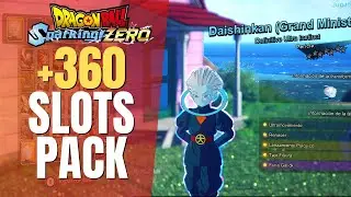 +360 Personajes jugables - Mejor Pack de MODS Dragon Ball Sparking Zero Versión 2