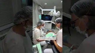 Идет лечение кариеса сразу 4-х зубов в одно посещение&hellip;