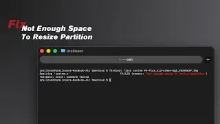 GSI Installation Failed: &lsquo;Not Enough Space To Resize Partition&rsquo;