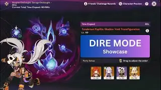 Iansan Stygian Onslaught 5.8 Mode Dire -Tenebrous Papilla (Difficulty 6) | Genshin Impact