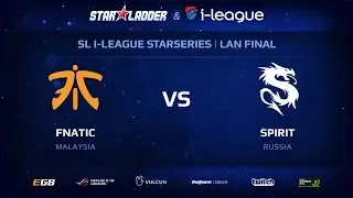 Fnatic vs Spirit, StarSeries 13 LAN-Final, Day 2