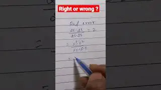 Find The Error || #shorts #Ssc #ytshorts #maths