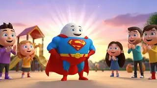 🎵 Humpty Dumpty Superhero Adventure | kids nursery rhymes | Baby Song, Fun Superhero Cartoon 🥚🦸&zwj;♂️