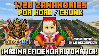 1728 Zanahorias por Hora: La MEJOR Granja para Dioses MC 🥕 (Autom&aacute;tica)