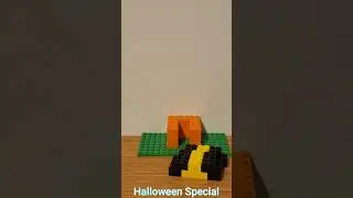Lego MOC Build - Halloween-themed Dog House #shorts
