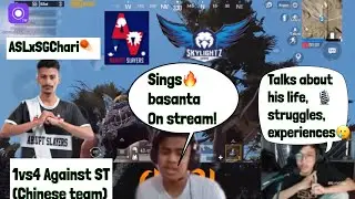 ASL(SG) Chari 1v4 Against ||Showtime☄️SK49 sings Basanta on stream||Mr.Hyozu shares his experiences.