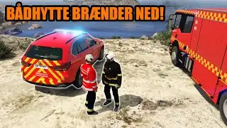 BÅDHYTTE BRÆNDER NED! | GTA 5 Dansk RP