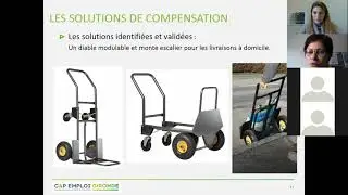 Cap Emploi : Manipulation de charge - Webinaire