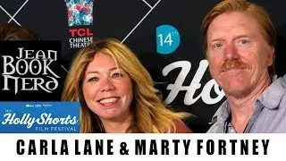 CARLA LANE & MARTY FORTNEY Interview - OVER THE HILL - HollyShorts 2018 - JeanBookNerd