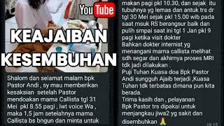 DOA BAGI KEAJAIBAN KESEMBUHAN DARI SAKIT DI ADAKAN AWAL TAHUN PADA HARI MINGGU 4 JANUARI 2026 DI YHS