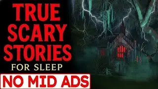 NO ADS 🛑 2 HOURS of TRUE Scary Stories for Sleep | Rain Sounds | Black Screen |  Ep. 01
