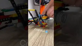 Lego vacuum engine chainsaw #lego #rccar #phonk #customlego #toys #machine #satisfying #legomoc