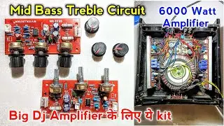 Dj Amplifier Mid Bass Treble Circuit Board / Mv Collection BT Board Sound Equalizer