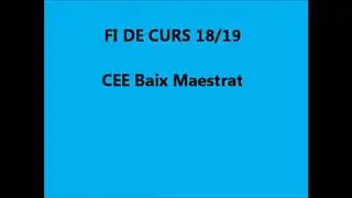 Cee baix part 2 2019