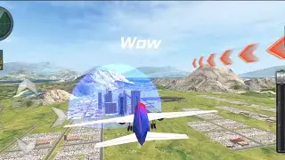 Flying Plane Flight Simulator 3D. #planegame #flyinggame