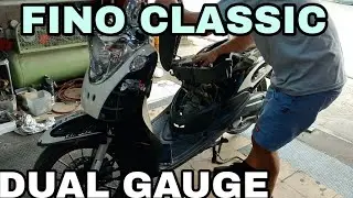 YAMAHA FINO CLASSIC DUAL GUAGE MAINTENANCE