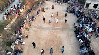 Motagharbi volleyball match near Al-Qaswa geand Marquee.. 25 Jan ..
