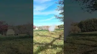Vaporizing a watermelon with a 30-30 #ballistics #backyard #watermelonexperiment #america