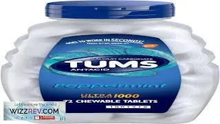 TUMS Ultra Strength Chewable Antacid Tablets for Heartburn Relief Peppermint 72 Review
