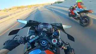 Riding with Fast Ducatis on my M1K!