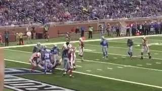David Johnson TD: Arizona Cardinals @ Detroit Lions 10/11/15