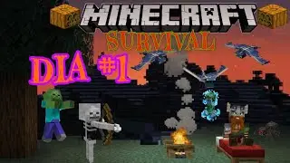 MINECRAFT BEDROCK para Android 1.20.31 SURVIVAL HardCore D&iacute;a #1