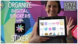 BEST Sticker Organization app - How to use Stixer | Digital Planning iPad Tutorial