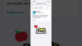 📱 iOS 26.2.1 chegou! 🚀