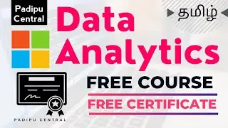 Microsoft Free Data Analytics Course with Certificate | Tamil