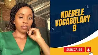 Ndebele Words for Beginners 9
