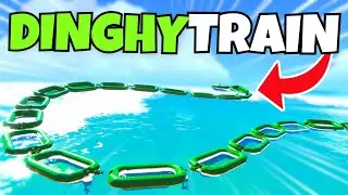 I built a DINGHY TRAIN!! BUT can it best the WAVES?!