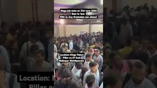 mega job mela on 21st June 2025 #jobmela #jobsinhyderabad #gd #freejobs