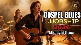Peaceful Gospel Blues Worship for Quiet Time | Midnight Grace