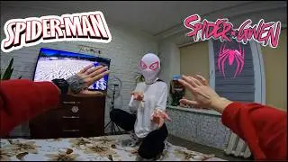 SPIDER-GWEN BECAME MY NEW NEIGHBOUR AND STOLE MY ROOM (Funny Story POV)@Lina-Time