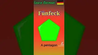 German vocabulary 🇩🇪  shapes 🔷️ 🔵 🟦 🔶️ 🟠 🟧 #shorts