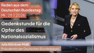Meine Rede zur Gedenkstunde f&uuml;r die Opfer des Nationalsozialismus, 28.1.2026