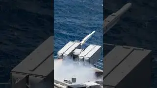 RIM-116 Rolling Airframe Missile Launch from USS Gerald R. Ford&rsquo;s (CVN 78)