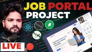 🔴 LIVE: Job Portal App MERN Stack ||  Ask Anything 💻🔥