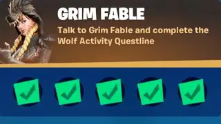 Grim Fable All Quest- Fortnite