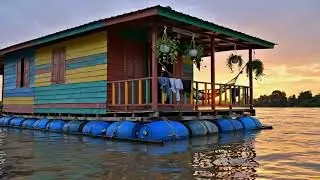 Floating House (Rise with the Tide) - Battambang Artist | Acoustic Blues Folk