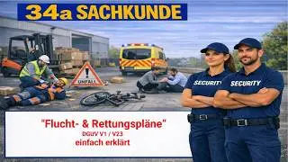 #Flucht- & #Rettungspläne verstehen: #Pflichtwissen für die #34a #Sachkundeprüfung