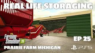 ULTRA REALISTIC WINTER STORAGING EP25 - Prairie Farm Michigan - PS5 - Farming Simulator 25 - FS25