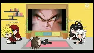 clan gremory reacciona a dragón ball gt