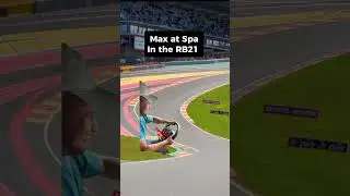 POV: Max trying to drive the RB21 through Eau Rouge 💀 #F1 #RB21 #SpaGP #F1Memes