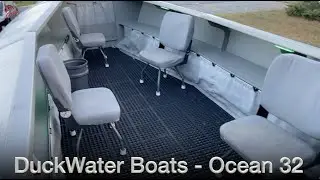 DuckWater Ocean 32 | Duck Boat | Seaduck Hunting | Duck Hunting | Worlds Largest Duck Boat