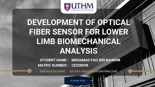 DEVELOPMENT OF OPTICAL FIBER SENSOR FOR LOWER LIMB BIOMECHANICAL ANALYSIS