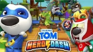 Talking Tom Hero Dash - New Ultra Bosses Raccoons Battle Vs Gold Run Fight For Demon Outfit Fly Run